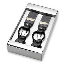 Bretelles pour hommes avec clips et bretelles en cuir végétalien, beige avec bretelles brunes. Bretelles A Boutons Hommes Commandez Des Aujourd Hui