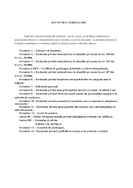 Pdf Sectiunea Modele Formulare Licitatie Cristian Popescu Academia Edu