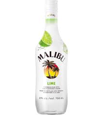 Malibu black combines the smooth coconut flavor that you love with higher proof and less sweetness f. Malibu Lime Caribbean Rum Minibar Delivery