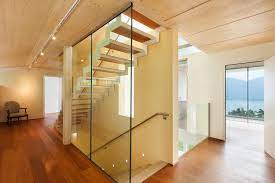 Glass Partitioning Glass Partition Wall Glass Partition Interior Staircase