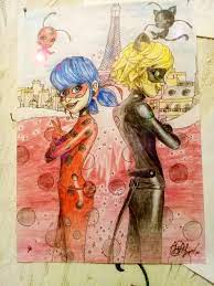 ledi bag i super kot ot a b anime art painting