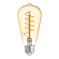 Ge Vintage 60 Watt Eq St19 Amber Dimmable Edison Light Bulb In The Decorative Light Bulbs Department At Lowes Com