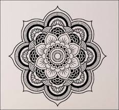 Mandala Wall Decal Spa Room Mandala Coloring Books Mandala Coloring Pages Lotus Flower Drawing