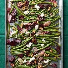 Roasted Green Beans With Beets Feta And Walnuts From Better Homes And Gardens Ideas And Improvement Projects F Green Bean Recipes Bean Recipes Veggie Dishes