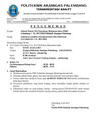 We did not find results for: Teknis Pelaksanaan Tes Tertulis Penerimaan Mahasiswa Baru Tahun 2017 Politeknik Akamigas Palembang