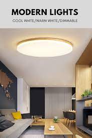 Modern Led Wooden Ceiling Lights High 5cm Lighting Fixture Surface Mount Lamp Decoracion De Interiores Interiores Del Hogar Decoracion De Unas
