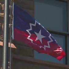 The first flag that represented the holiday was created in 1997 by ben haith, the founder of the national. On69vc7lilxakm