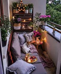 40 Inspiring Small Balcony Garden Furniture Ideas For Small Apartment 40 Apartment Balcony Decorating Balcony Decor Small Balcony Decor