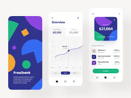 Freelancers Bank Splash Overview Wallet App Design User Interface Design Interface Design