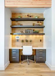 Small Home Office Idea Make Use Of A Small Space And Tuck Your Desk Away In An Alcove In 2020 Small Home Offices Small Home Office Home Office Design
