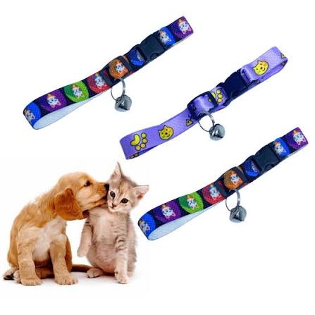 CRIATIVA PET - COLEIRA GATO / CAO COM PINGENTE