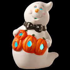 Welcome to loriâ€™s lighted dâ€™lites! Reviews For National Tree Company 6 In Lighted Ghost Halloween Decor Pg11 36124 The Home Depot