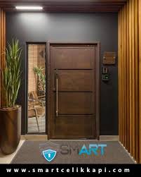 Web Www Smartcelikkapi Com Tel 90 0545 477 78 27 Holzfurnier Tur Hausturen Hausturen Haustur Gebaudetur Kompak