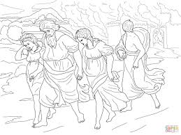 This is such an emotional story and goes great with the coloring page below showing that god will provide the sacrifice. Abraham And The Three Angels Coloring Page Free Coloring Library