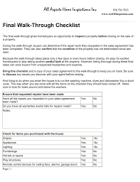 We did not find results for: Final Walk Through Checklist All Aspects Home Inspections For