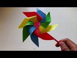 Maybe you would like to learn more about one of these? Cara Membuat Kincir Angin Pelangi Youtube Kincir Angin Pelangi Seni Origami