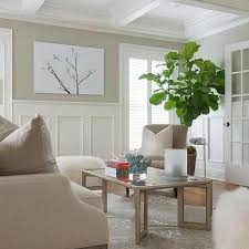 White And Tan Room With Tall Wainscoting White Wainscoting Dining Room Wainscoting Tan Living Room