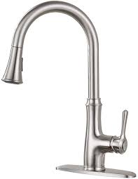 New rivo satin nickel magnum single hole kitchen faucet pull out sprayer. Kitchen Faucet Pull Down Sprayer Wewe A1008l Stainless Steel Brushed Nickel Pull Out Kitchen Sink Kitchen Faucets Pull Down Kitchen Sink Faucets Sink Faucets