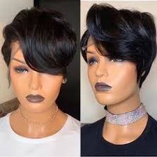 Beauty forever real human hair wigs for black women is so amazingly soft to touch and give a shiny and bouncy hair look. Short Wigs For Black Women Short Wig Black Girl Wigbaba Front Lace Wigs Human Hair Short Wigs Wig Hairstyles