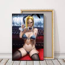 Canvas Schilderij Poster Hd Print Anime Dragon Android 18 Sexy Pictures  Wall Art Home Decor Ingelijst Modulaire Moderne Woonkamer _ - AliExpress  Mobile