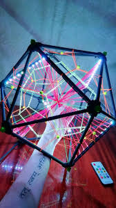 Led Rgb Pixel Decorative Icosahedron Lighting Art Object For Etsy Sacred Geometry Art Handmade Gifts Diy Easy Handmade Gifts