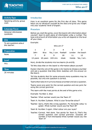 Don't forget to be creative! Esl First Day Introduction Games
