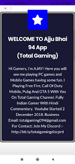 .ff free fire funny moments yr4you free fire tik tok no internet prank free fire yr gaming yash ramsa ungraduate gamer ruok ff ajju bhai 94 lokesh fire event ff new event free fire vs pubg #funnyvideo #sorts #freefire #yashsuthar #funny video #yashramsa #ajjubhai #totalgaming #freefire. Ajju Bhai 94 Free Fire Total Gaming For Android Apk Download