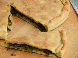 3 cucchiai di olio di oliva; Tiella Con Scarola Olive Di Gaeta E Alici Sott Olio Il Gatto Pasticcione