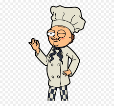 Morty Commis De Cuisine Pocket Morty Chef Morty Clipart 1227117 Pinclipart