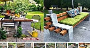 Beton Briketler Ile Bahce Dekorasyonu Nazarca Com