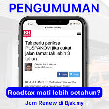 Jika ini tidak berlaku maka ia pasti. Bjak Bm Pengumuman Roadtax Kereta Motor Dah Tamat Facebook