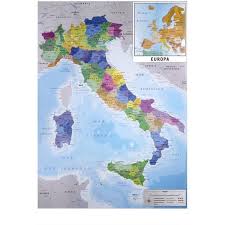 Elle mesure 560 km d'est en. Poster Carte D Italie Version Italienne Achat Vente Affiche Poster Poster Carte D Italie 91 5 X Cdiscount