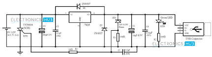 First of all, lets have a look at the charger's circuit diagram. How To Make Portable Battery Charger