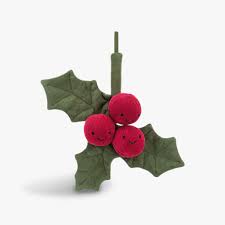 Manucure de noel ongles pointus. Doudou Branche De Houx Noel Jellycat Little Marmaille