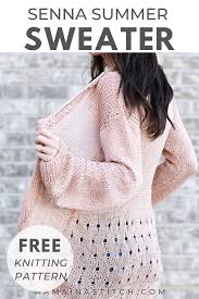 Maybe you would like to learn more about one of these? Summer Sweater Knitting Pattern Mama In A Stitch