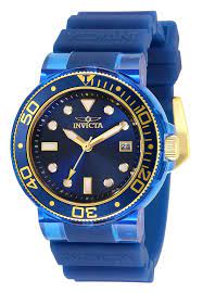 Invicta Pro Diver Anatomic Women's Watch - 40mm, Transparent, Blue  35234 | eBay
