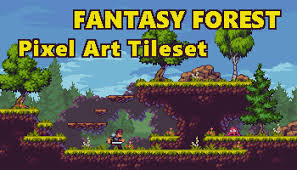 Pokemon tileset from public tiles 32x32 by chaoticcherrycake on deviantart. Fantasy Forest Pixel Art Tileset Gamedev Market
