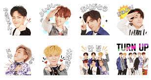 Got7 Exclusive Stickers Line Sticker Line Sticker Print Stickers Band Stickers