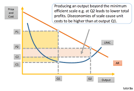 diseconomies of scale economics tutor2u