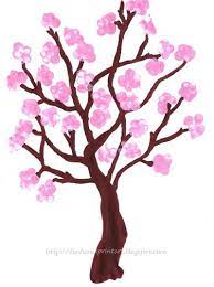 I can totally see why; Fingerprint Spring Cherry Blossom Tree Spring Art Projects Spring Art Handprint Art