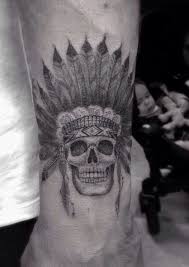 Black And White American Flag Meaning Reddit Great Work Bw Indian Skull Tattoos Native American Tattoos American Tattoos