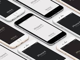 Iphone 6 Psd Isometric Web Design Freebies Iphone Mockup Mockup