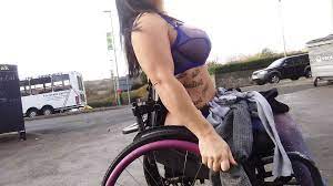 Wheelchair woman porn