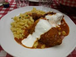 Maybe you would like to learn more about one of these? Pollo Alla Paprika Con Panna Acida E Gnocchetti Bild Von Kisharang Restaurant Budapest Tripadvisor