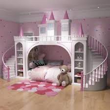 This Made To Order Luxury Princess Palace Double Stairs Castle Bunk Is Just One Of The Custom Handmad Kids Bedroom Sets Princess Bedroom Set Princess Bedrooms
