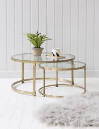 Coco Nesting Round Glass Coffee Tables Glass Coffee Table Decor Coffee Table Design Modern Round Glass Coffee Table