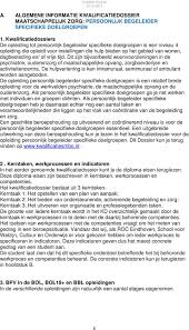 Opleiding Persoonlijk Begeleider Specifieke Doelgroepen Pdf Free Download