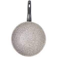 28 cm, karaca bio granit. Karaca Dark Silver Bio Granit 28 Cm Wok Tava Fiyati