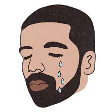 Bedroom wall collage photo wall collage picture wall drake rapper drake art drake wallpapers drake photos rapper wallpaper iphone rap wallpaper. Drake Crying Sticker By James White Background 3 X3 Crying Art Mini Canvas Art Picture Collage Wall