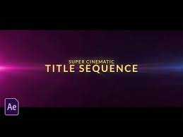 Download the best after effects projects for free our collection include free openers, logo sting, intro and video display template all high quality premium ae files. After Effects Cc Tutorial Cinematic Trailer Title Sequence 2019 Youtube
